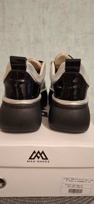 Дамски обувки естествена кожа/лак, номер 36