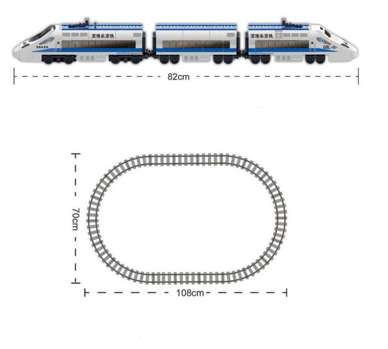 Конструктор GBL Скоростной поезд (98104)