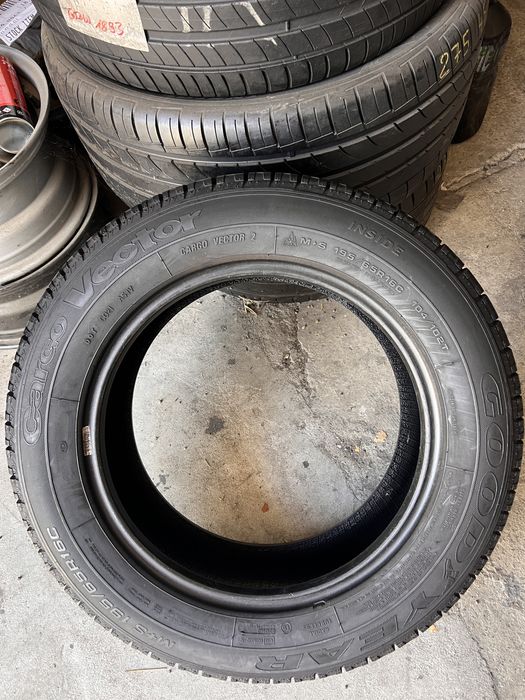4 anvelope M+S 195/65/16 C , GoodYear , 6-8.5 mm
