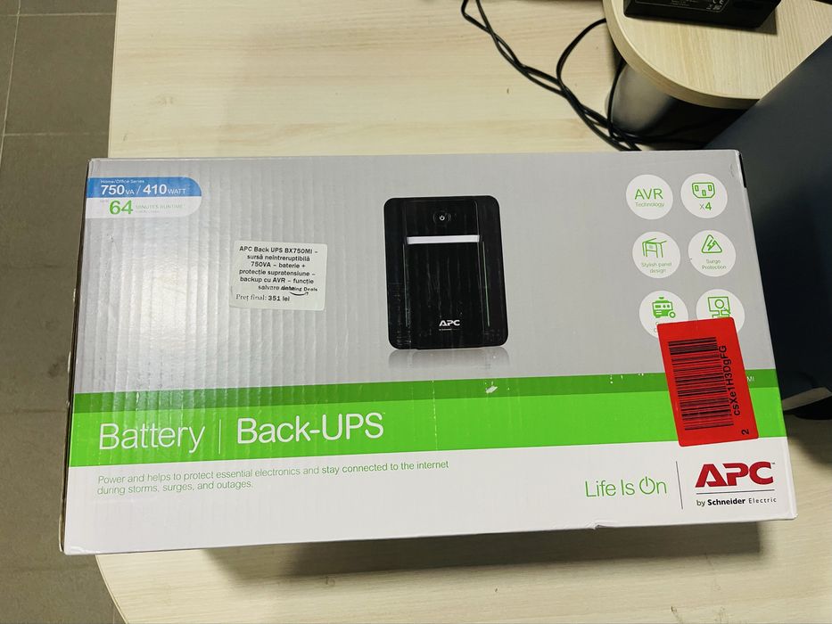 Sursa Neintreruptibila 750VA - APC Back UPS BX750MI