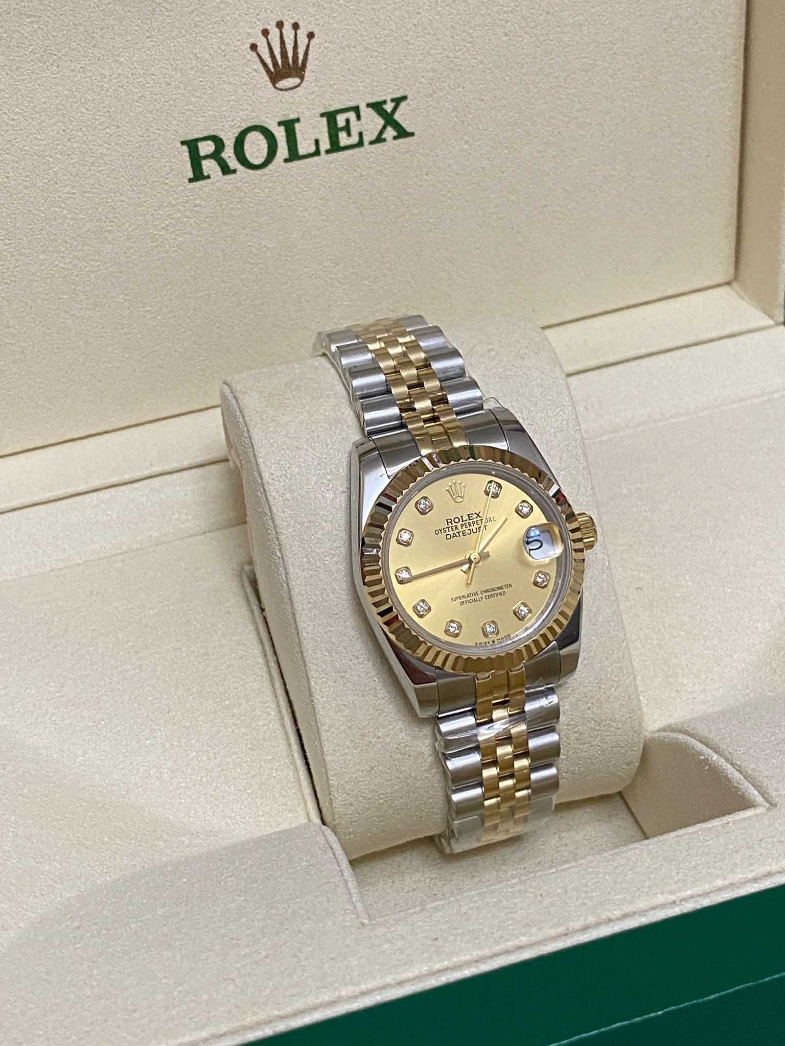 Rolex datejust 31mm двуцветен