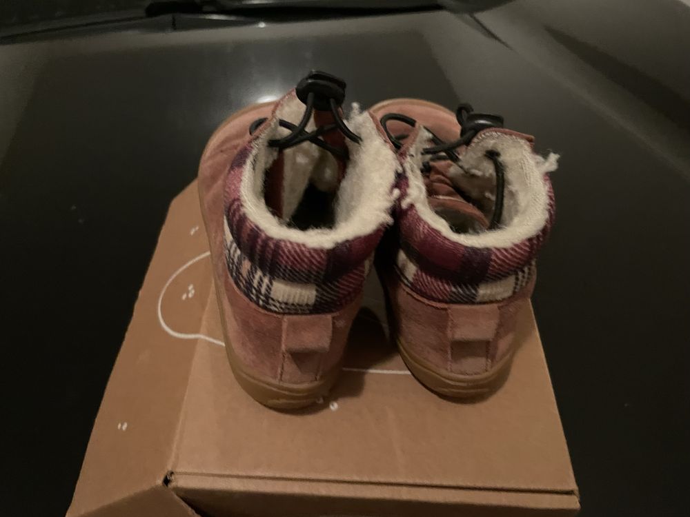 Обувки за босо ходене Tikki Beetle Leather Bordeaux