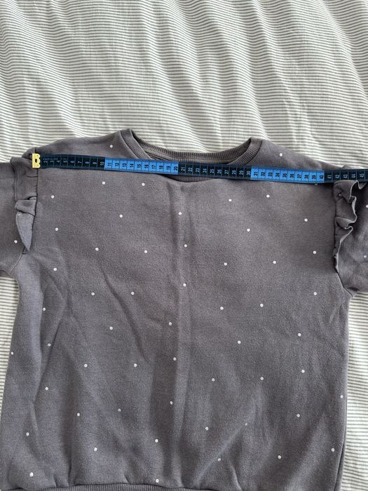 Bluza H&M fete 9-10 ani gri