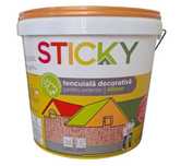 Tencuiala decorativa scoarta de copac, bob de orez STICKY 25kg