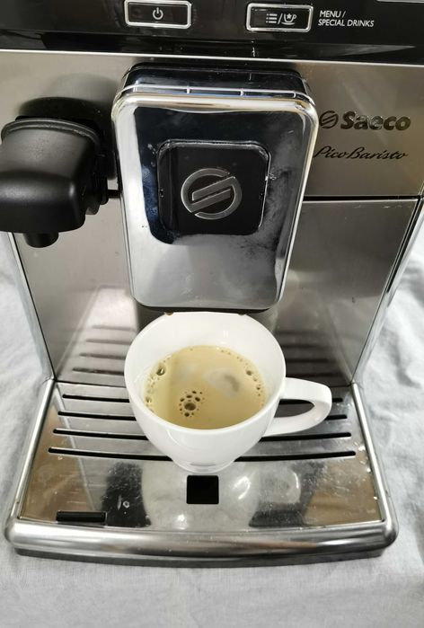 Saeco Piko Baristo - внос , с БГ меню , с кана за мляко и консумативи