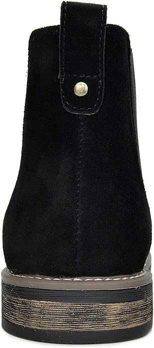Ghete(cizme) barbati Piele Intoarsa, Chelsea, Negre,REDUS de la 250RON