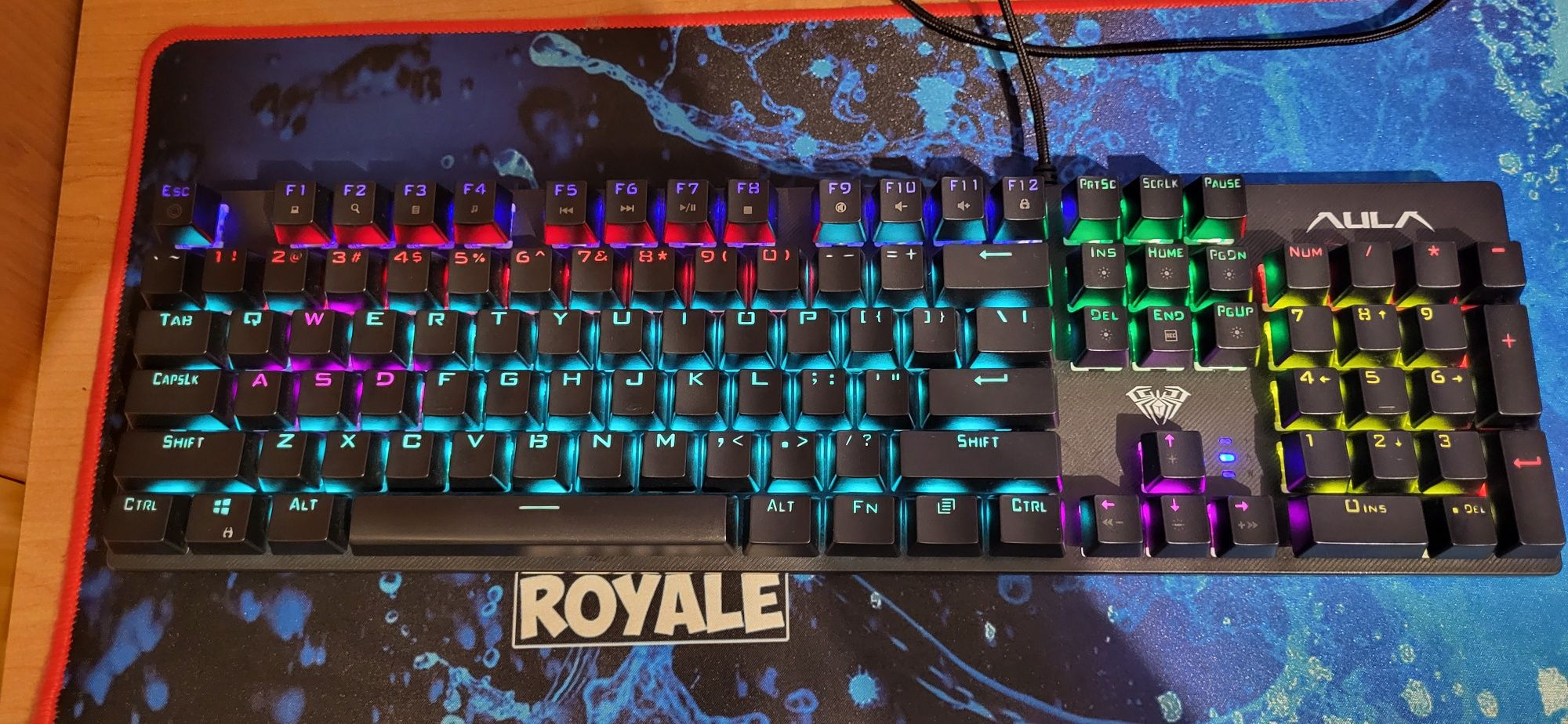 AULA Retribution Mechanical Keyboard, BLUE switch