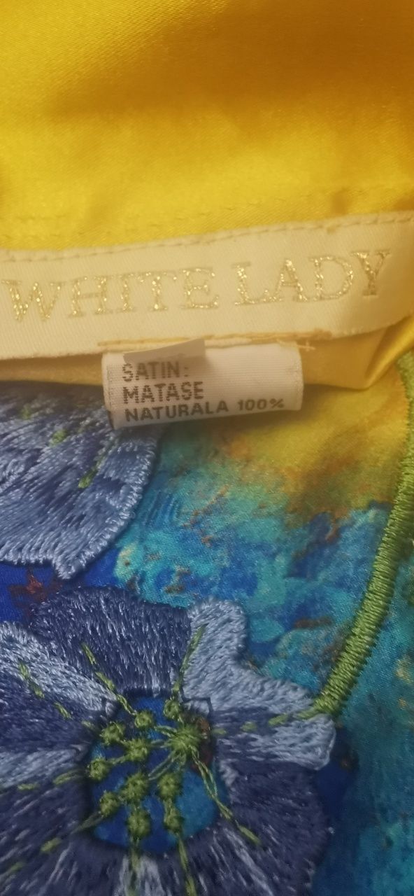 Rochie deosebită din satin de mătase 100% mărime 40-42