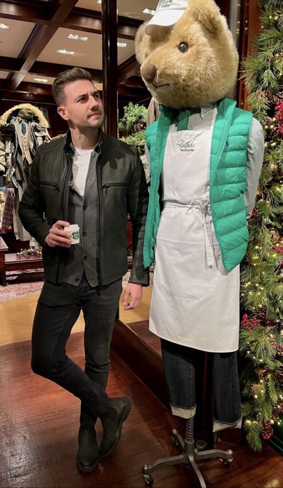 Vand geaca de piele naturala Hugo Boss