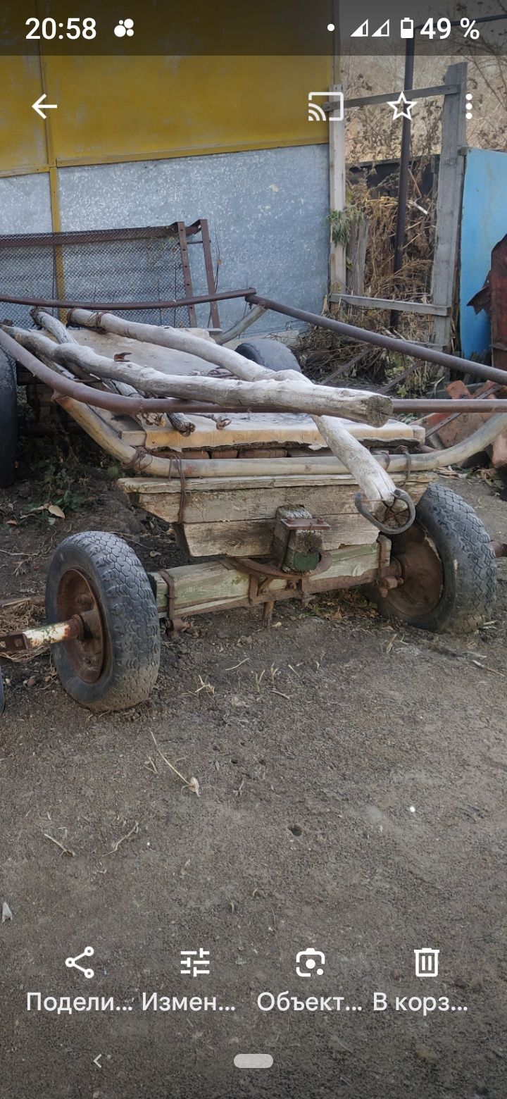 Продам телегу для лошади