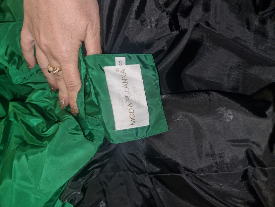 Дебело зимно яке с естествен косъм