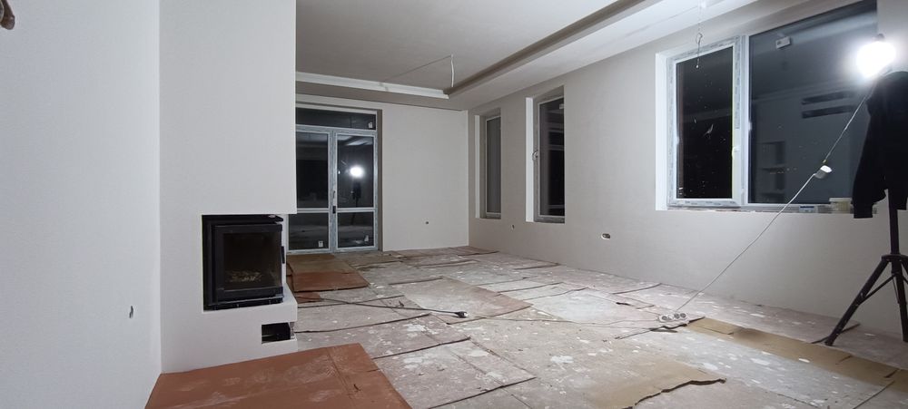 Шпакловка, боядисване, гипскартон