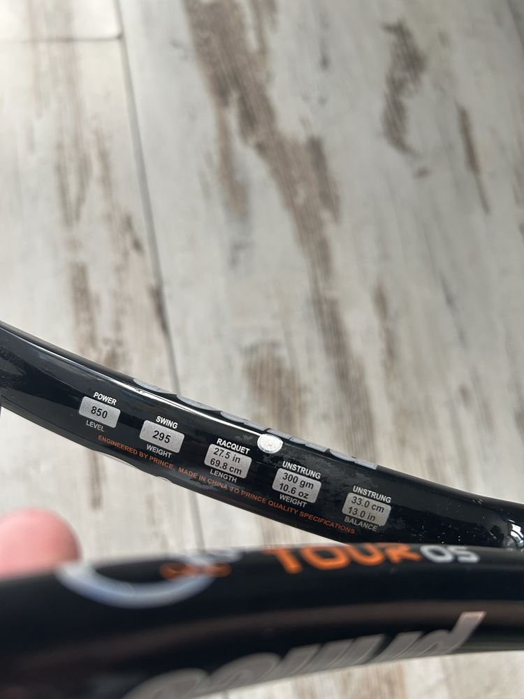 Тенис ракети Prince Tour 20S и Dunlop Biomimetic M5.0.23+ тенис топки
