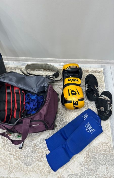 Боксерские перчатки мма, сумка, весогонка