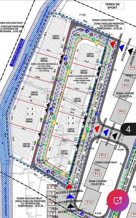 Vând terenuri pentru constructii