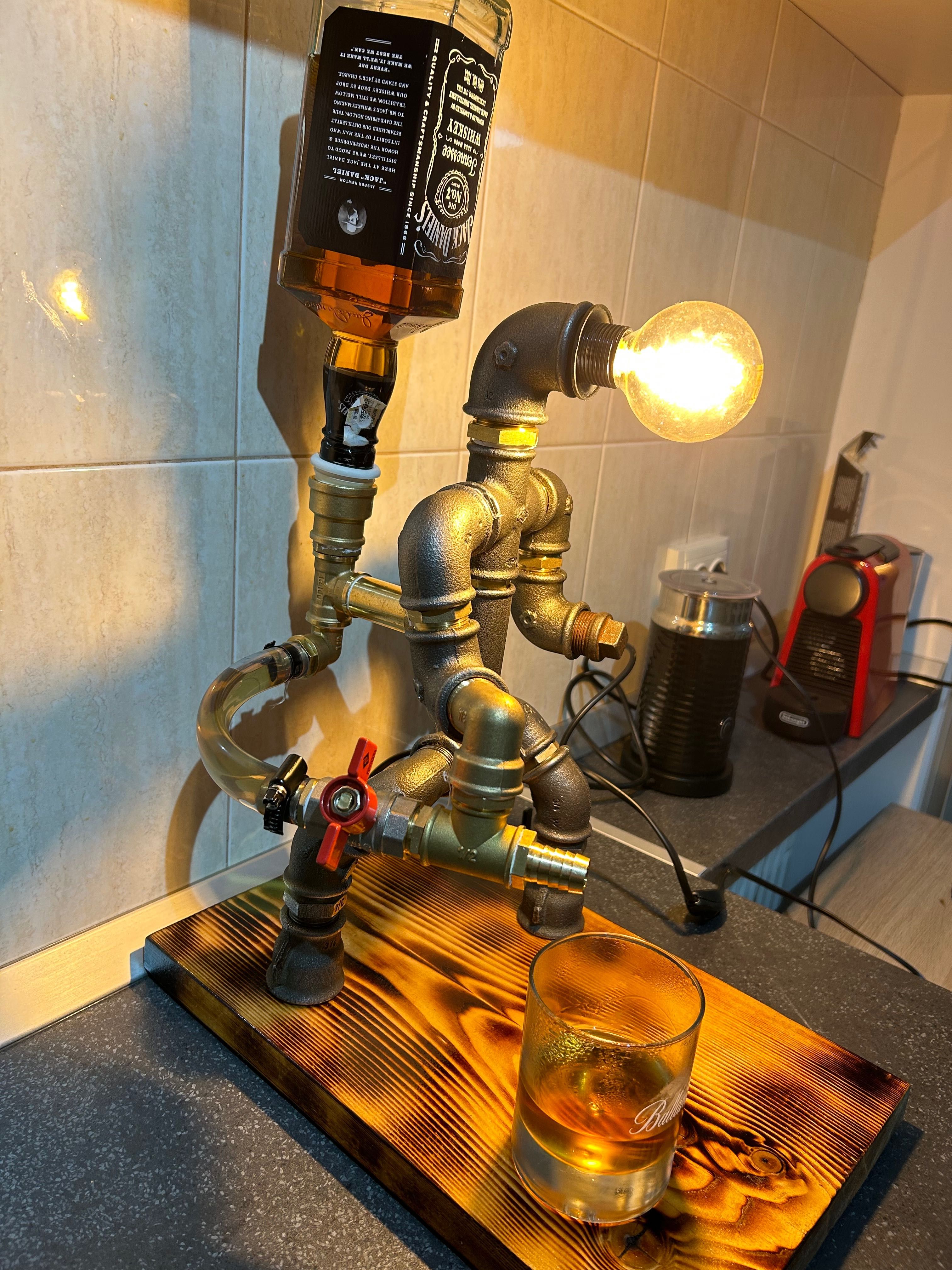 Dispenser /Dozator bauturi (whisky) Bar & Lampa decorativa