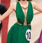 Rochie Verde Lungă Elegantă pentru Bal Boboci/ Preuniversitar/ Banchet