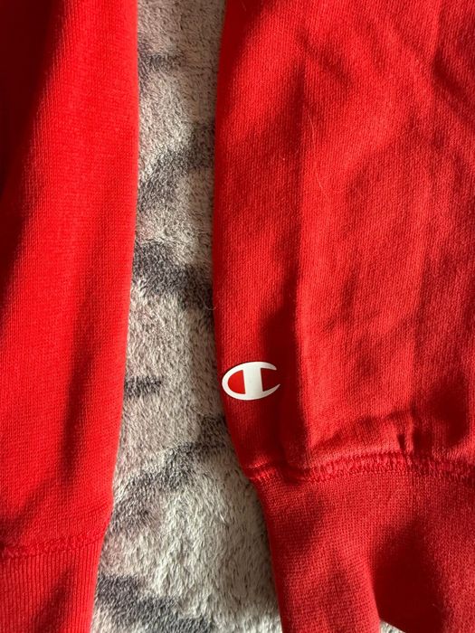 Hanorac cu fermoar Champion rosu marimea S