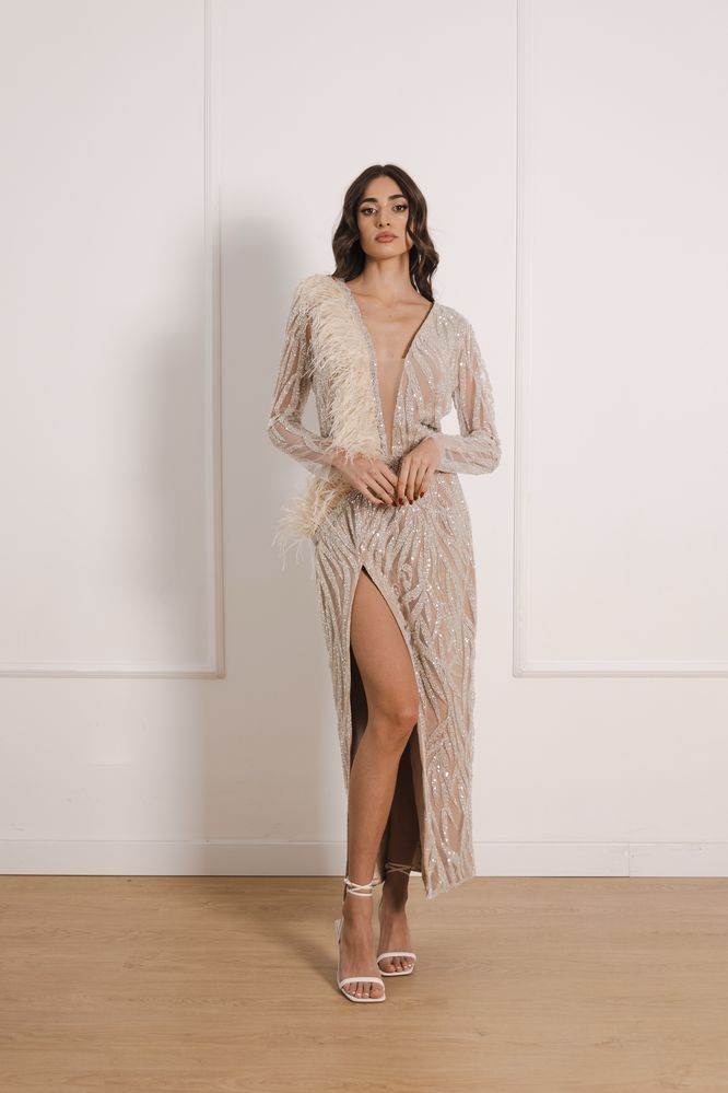 Rochie designer unicat, calitate premium