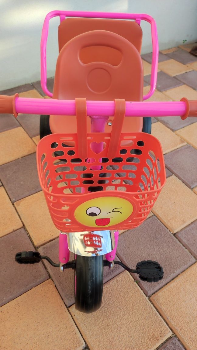 Tricicleta NOUA copii 2-4 ani cu 2 locuri