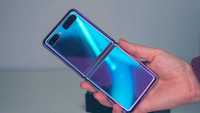 Telefon pliabil Samsung Galaxy Z Flip F700F/DS Mirror Purple - ca nou