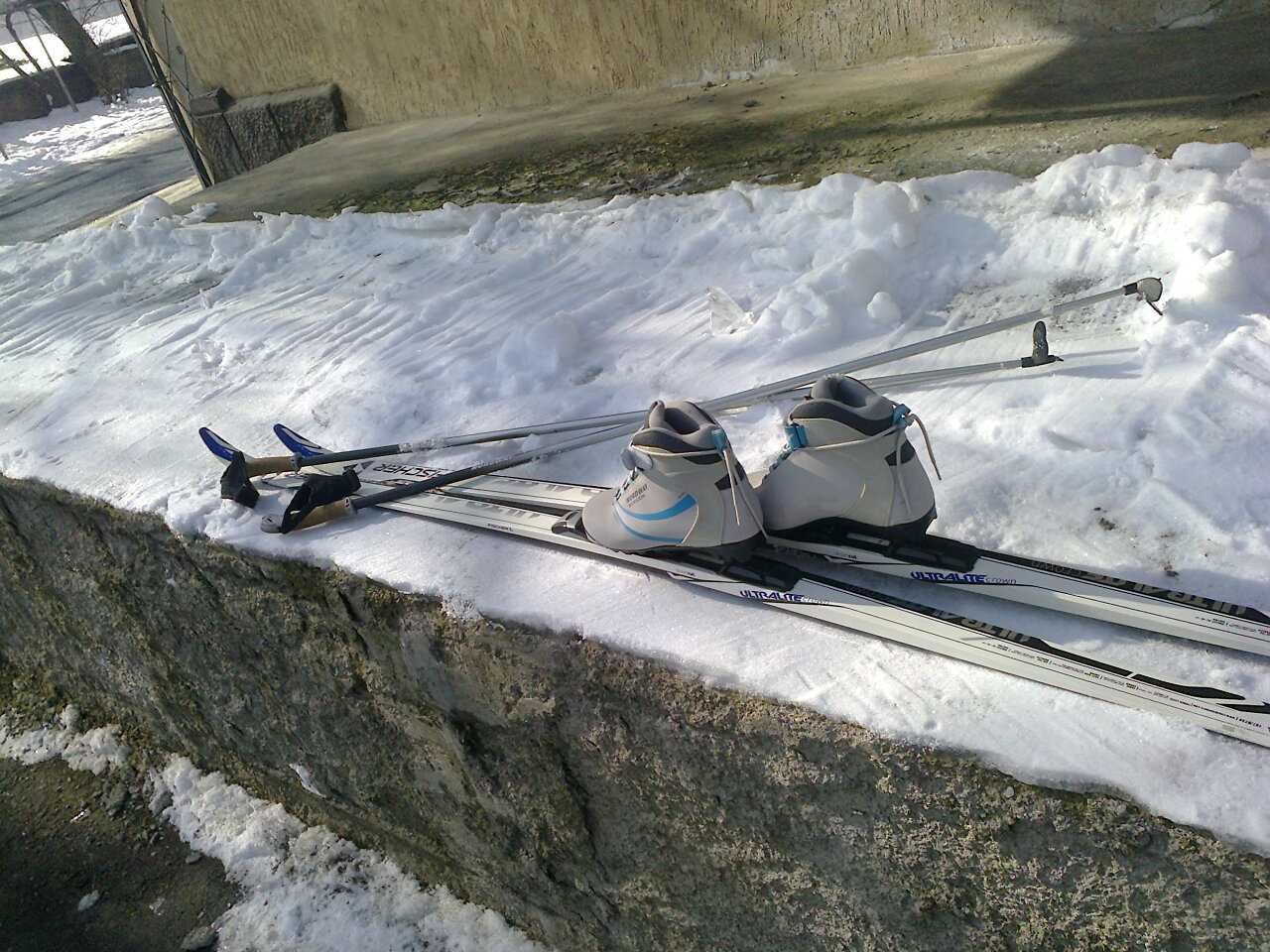 лыжи беговые Fischer комплект полный