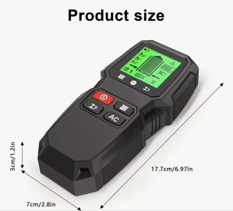 Aparat detectie cabluri electrice/lemn/fier beton in perete