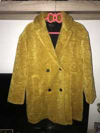 Palton blăniță mustariu Zara