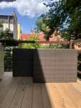Jardiniere ratan verticale, 2 bucati , 10 ghivece