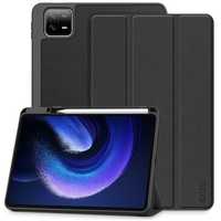 Силиконов кейс и поставка за Xiaomi Pad 6, Xiaomi Pad 6 Pro (черен)