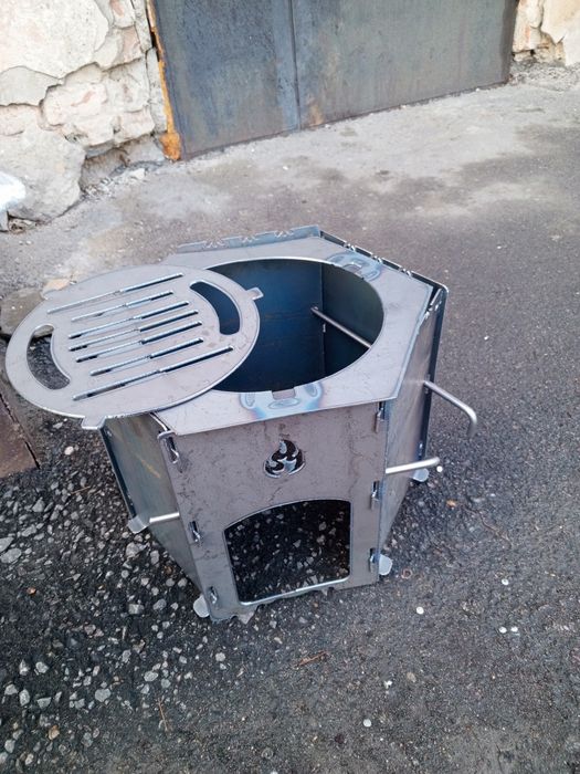 Разборная печь для Казана и  мангал