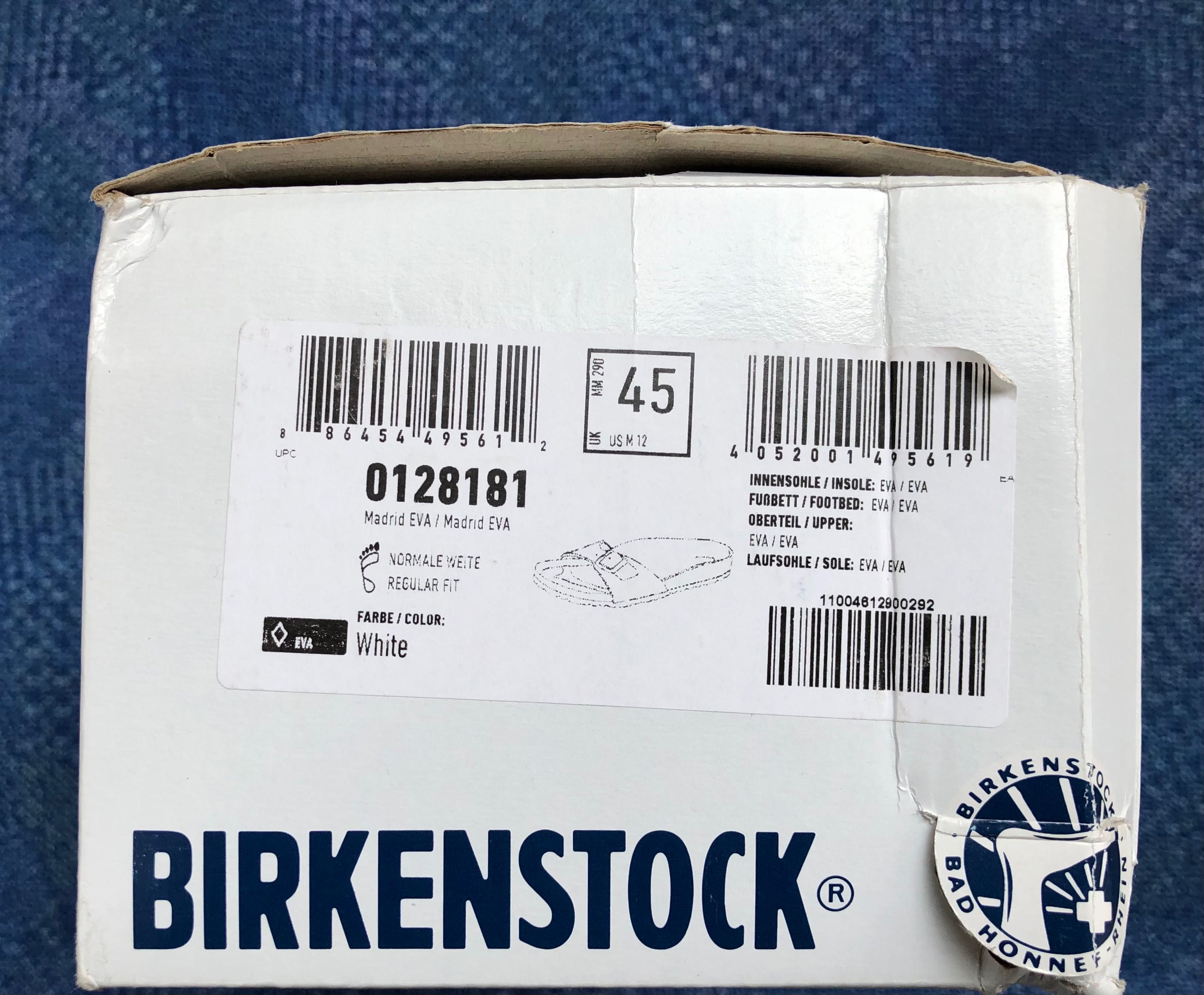 НОВИ Birkenstock Madrid EVA ОРИГИНАЛНИ мъжки чехли - 45/29см