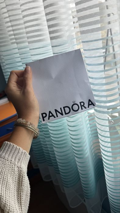 Обеци Pandora, звезда и луна, чисто нови