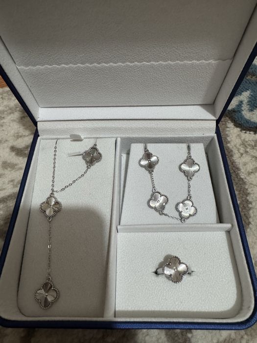 Van cleef набор серебро 925