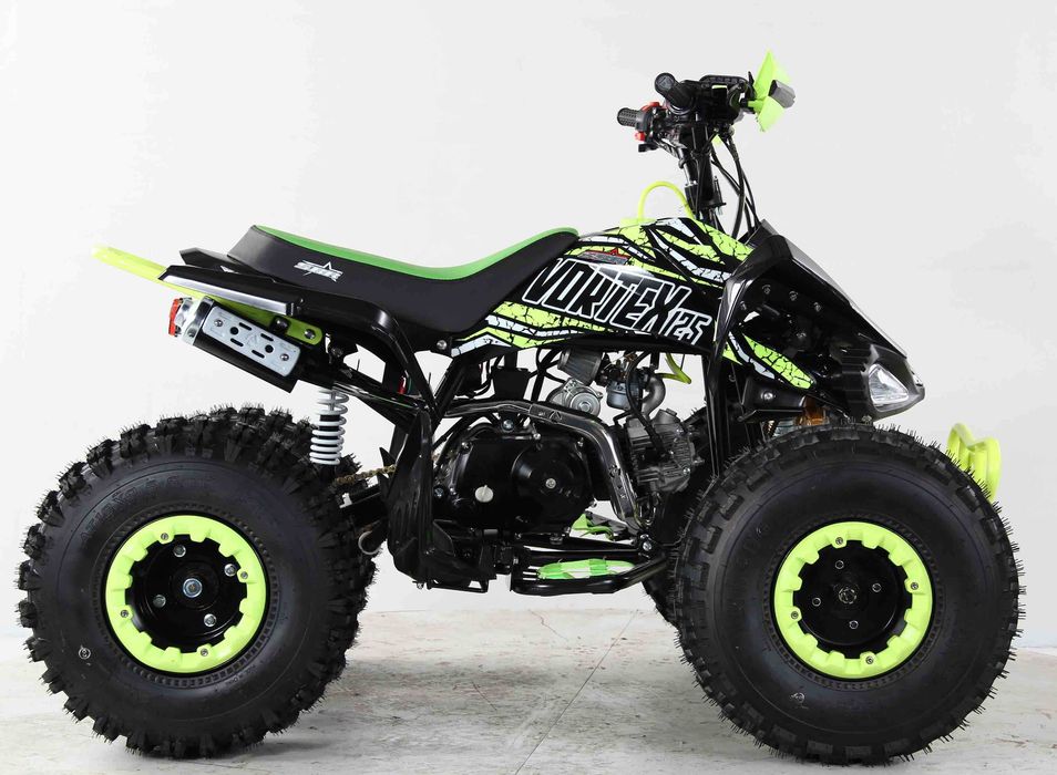 Atv SBR Vortex 8" 125cc 4T benzina negru/galben lemon
