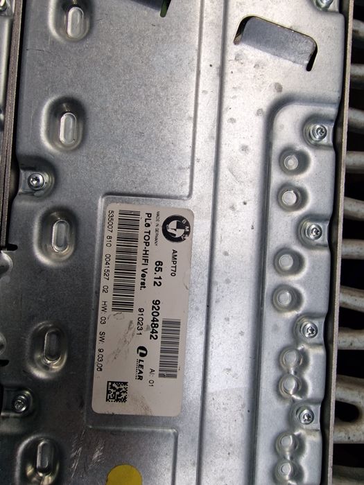 Amplificator stație sonorizare harman kardon logic 7 bmw f10 f01 f07
