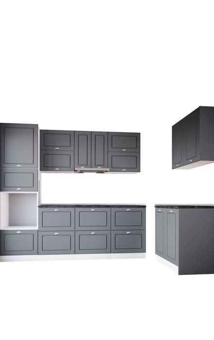 Set Mobila Bucatarie,dimensiuni 320x60x223 cm,MDF,produs nou(in cutie)