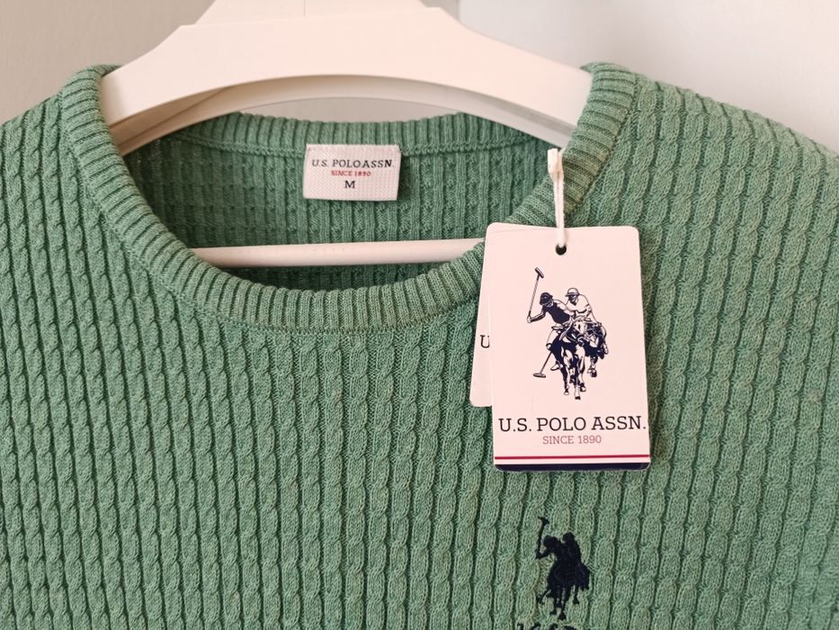 Дамски пуловер U.S. Polo Assn, размер M, чисто нов с етикет
