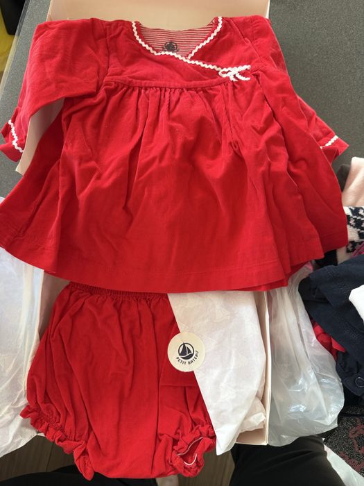 Set nou nascut 3luni botez petite bateau