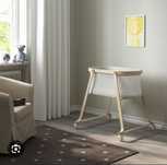 Coșuleț-pătuț Ikea/ lemn de mesteacăn