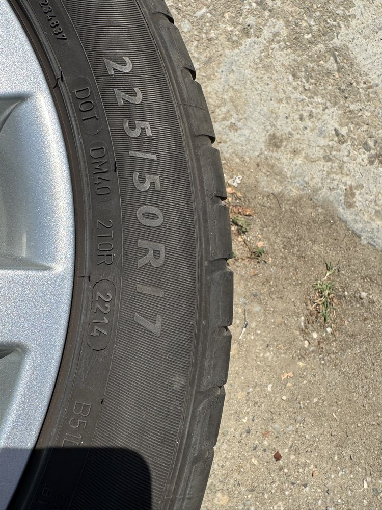 Roți originale Skoda Yeti, Superb, Octavia - 225/50 R17