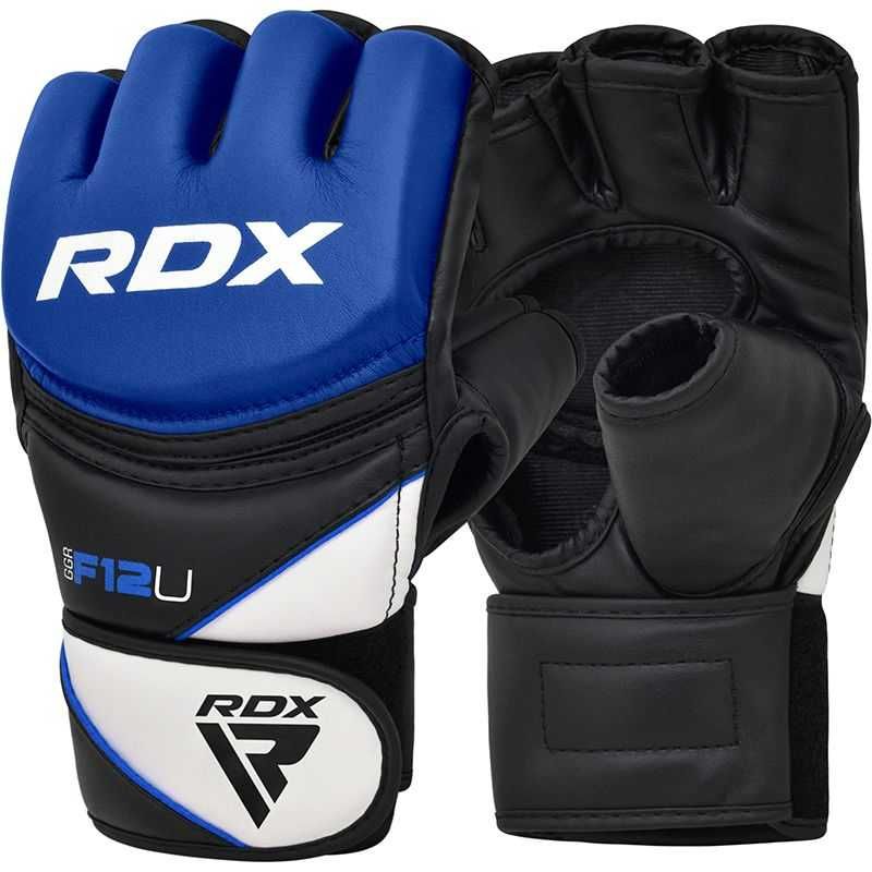 ММА Ръкавици RDX Training MMA Gloves Blue, Ръкавици за Бойни Спортове