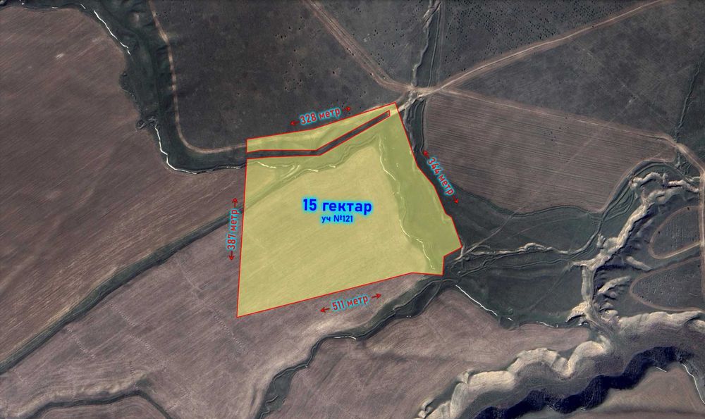 Участок сатылады, Шубарсу елді мекені, участок №121 - 15 гектар