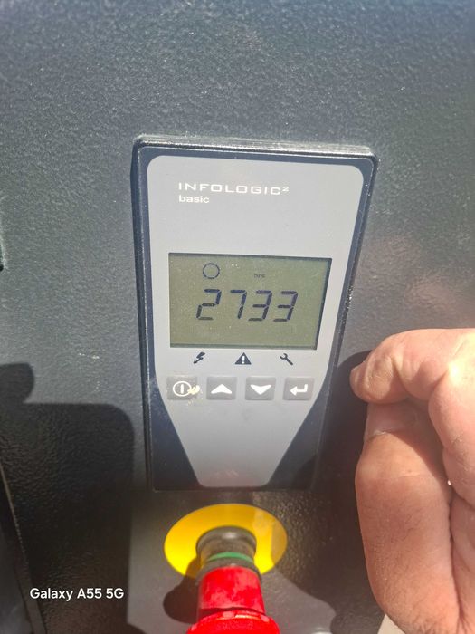 Compresor  Abac Spin 11 de 11 kw,an 2020, 10 bar ,2730 ORE.