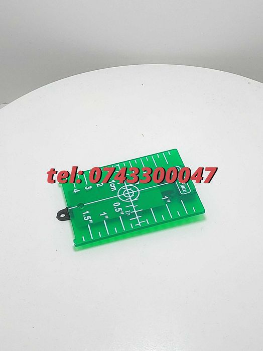 Placa Tinta Pentru Nivele Laser Plastic Verde Neo