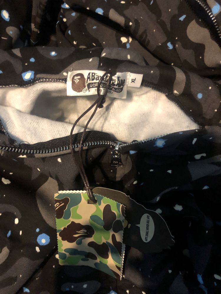 Bape space camo galaxy hanorac hoodie marime xl