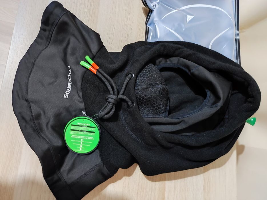 Cagula sport, Rockbros, Poliester, 53-60 cm, Negru