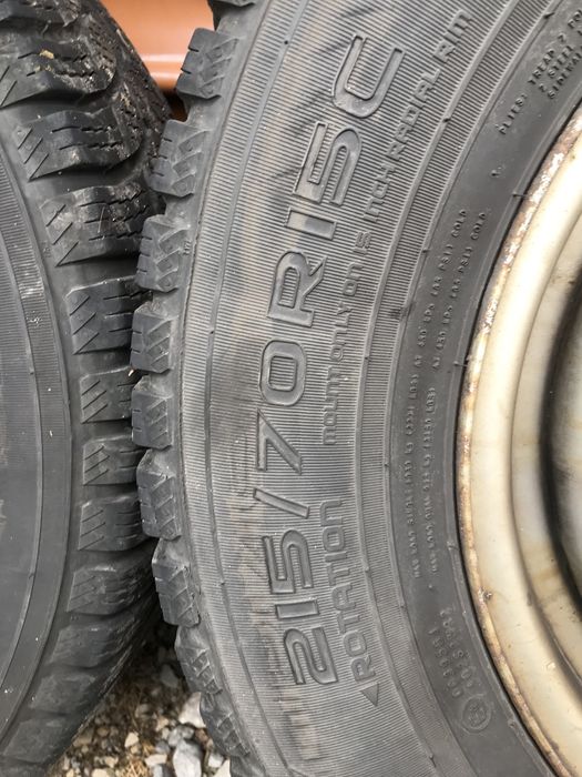 Зимни гуми с джанти за Ситроен джьмпер,Фиат Дукато,215/70R15C