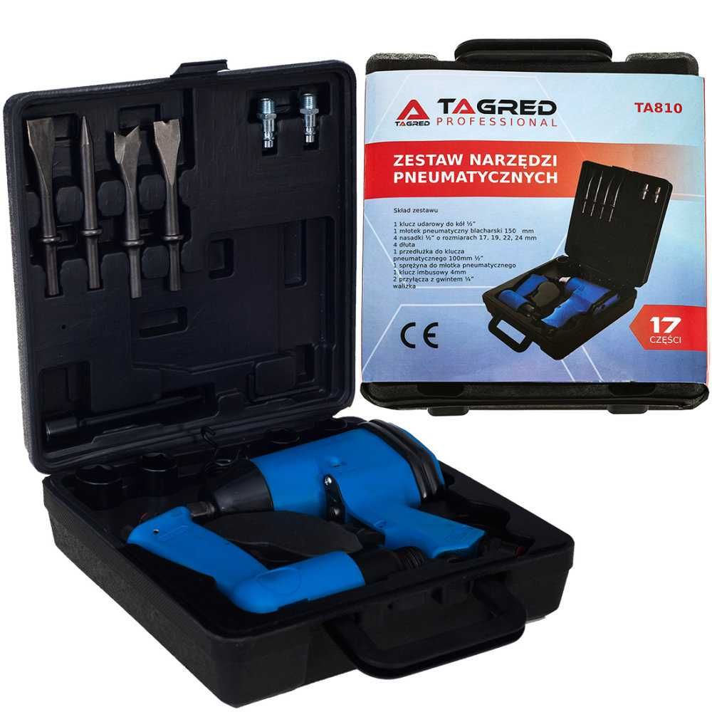 Trusa scule pneumatice 17 piese pistol ciocan accesorii (TA810)