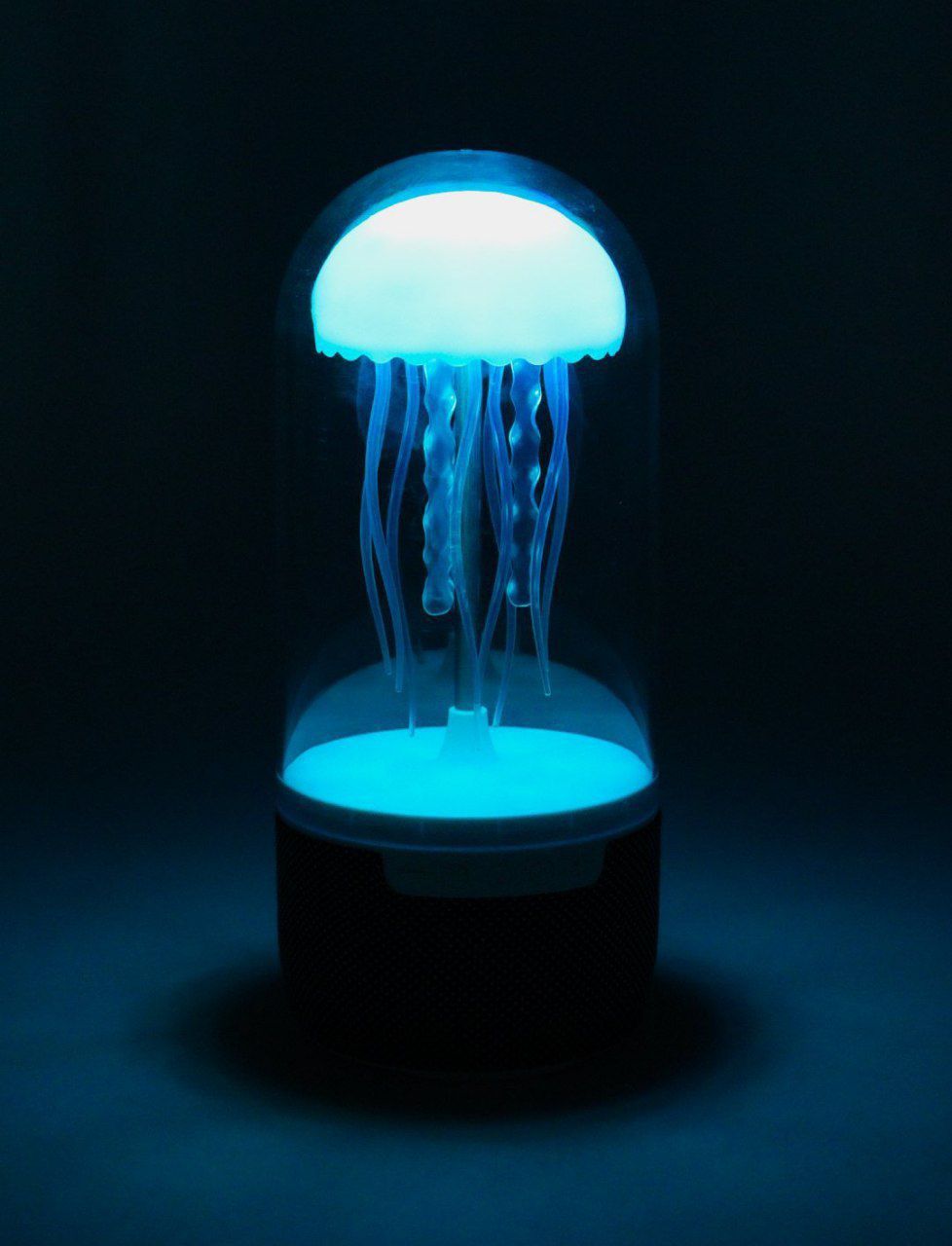 LED-ночник, умная колонка, Bluetooth, в виде медузы